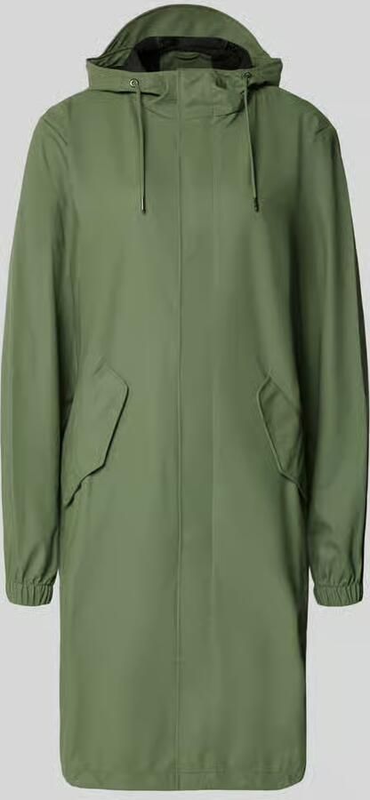 Rains Regular fit parka met capuchon model 'Fishtail'