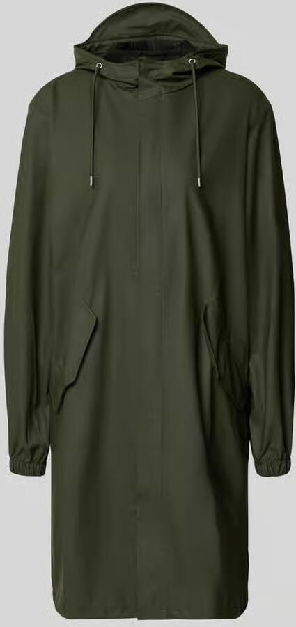 Rains Regular fit parka met capuchon model 'Fishtail'