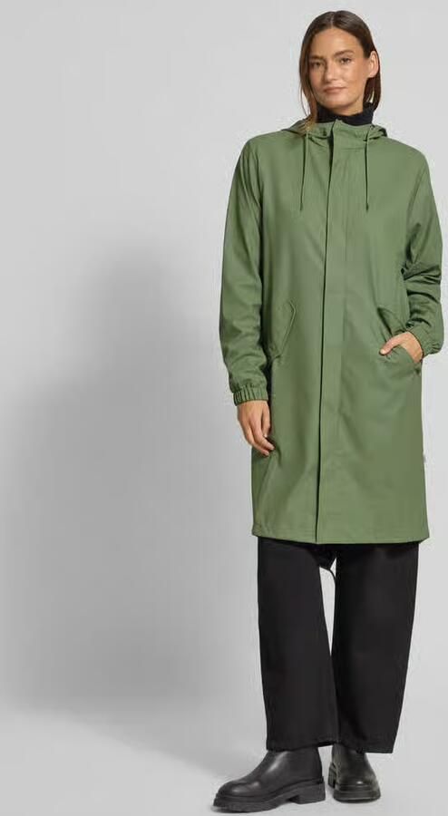 Rains Regular fit parka met capuchon model 'Fishtail' - Foto 2