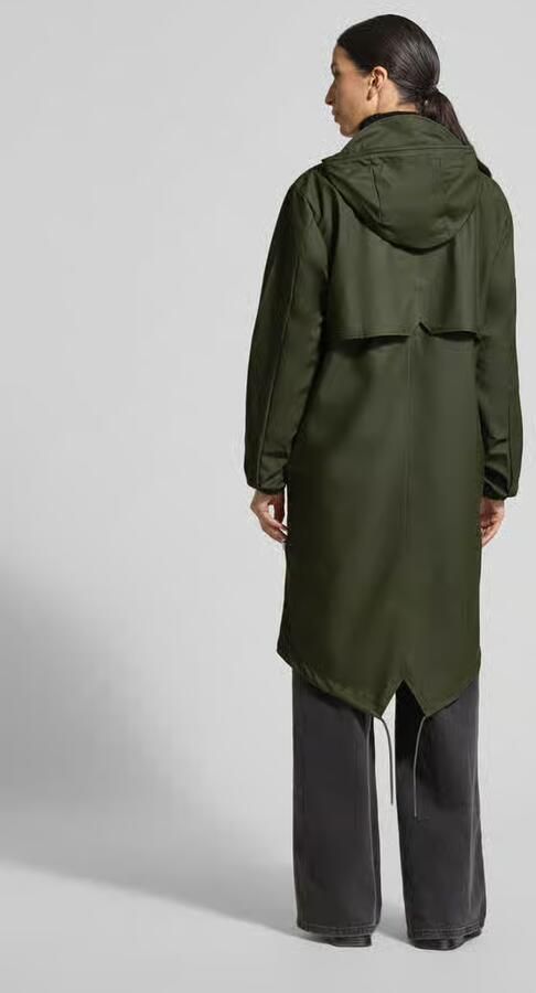 Rains Regular fit parka met capuchon model 'Fishtail'