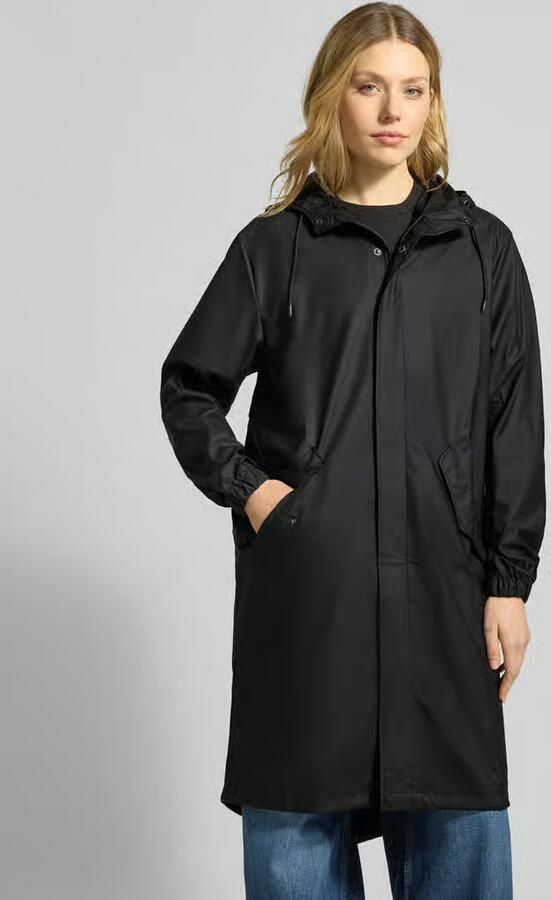 Rains Regular fit parka met capuchon model 'Fishtail' - Foto 2