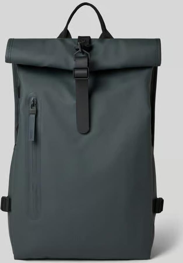 Rains Rugzak met rolltop en ritsvak