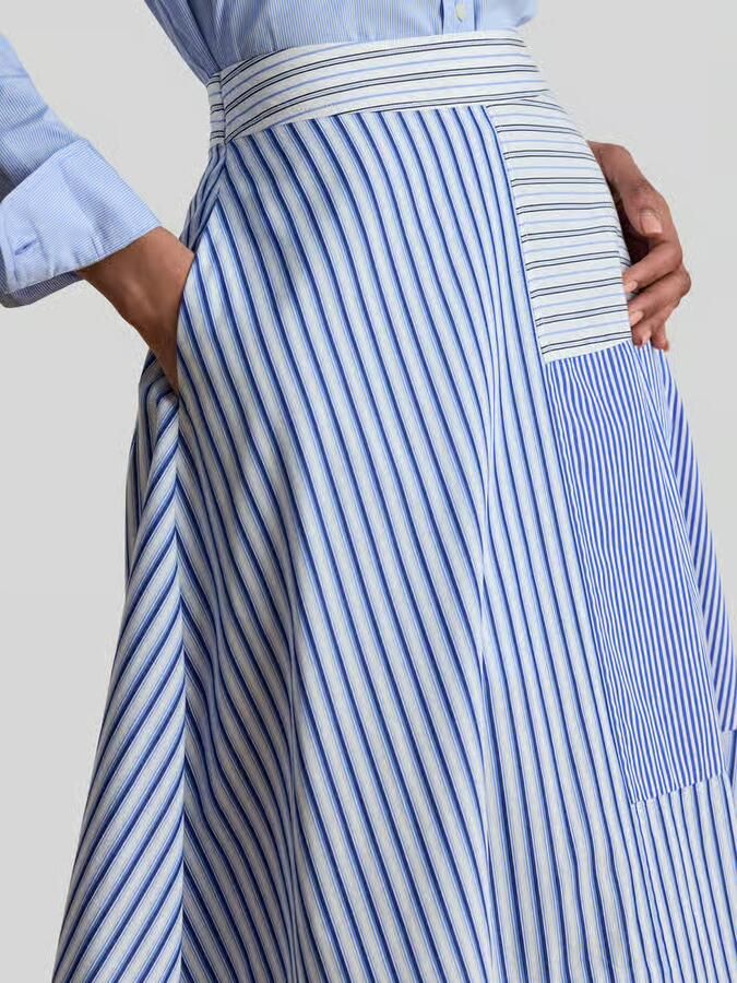 Lauren Ralph Lauren A-lijn midi-rok van puur katoen
