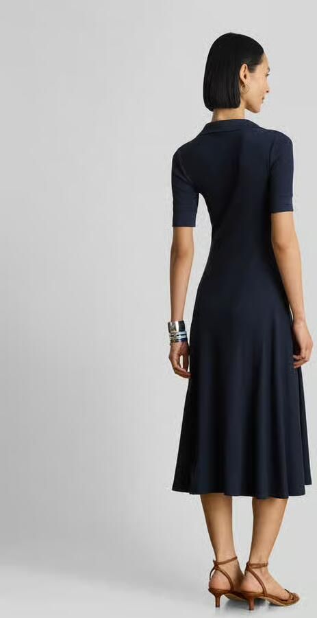 Lauren Ralph Lauren A-lijn vrijetijdsjurk van katoenmix