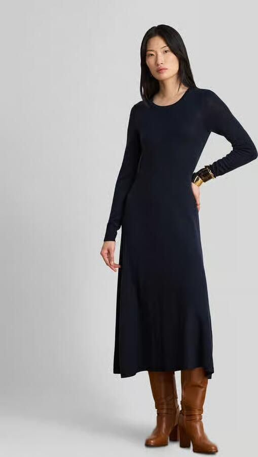Lauren Ralph Lauren A-lijn vrijetijdsjurk van pure wol model 'VORLEY' - Foto 2