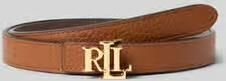 Lauren Ralph Lauren Aan twee kanten draagbare riem van runderleer - Foto 2