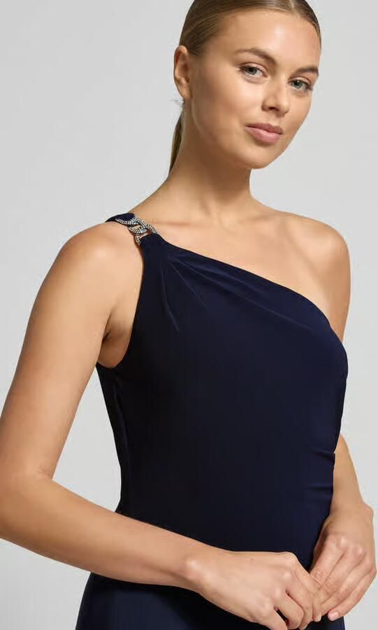 Lauren Ralph Lauren Avondjurk in one-shoulder look model 'BELINA' - Foto 2