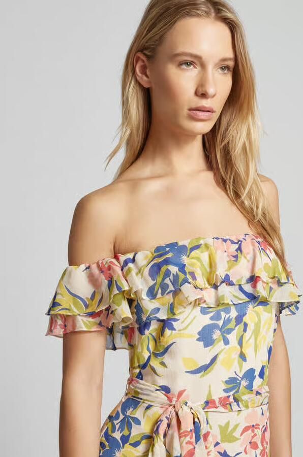 Ralph Lauren MultiColour Jurken met Vollan Details Multicolor Dames