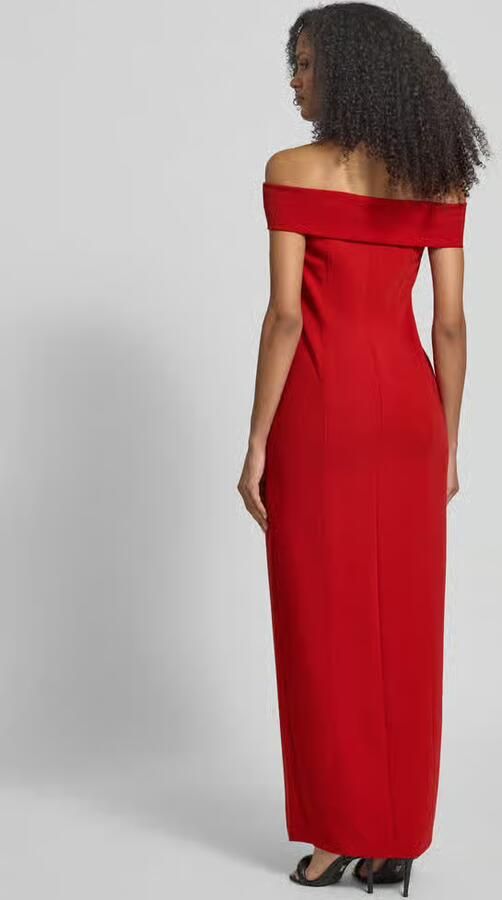 Lauren Ralph Lauren Avondjurk met carmenhals