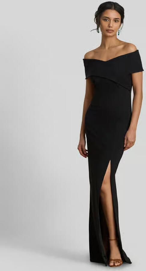 Lauren Ralph Lauren Avondjurk met carmenhals - Foto 2