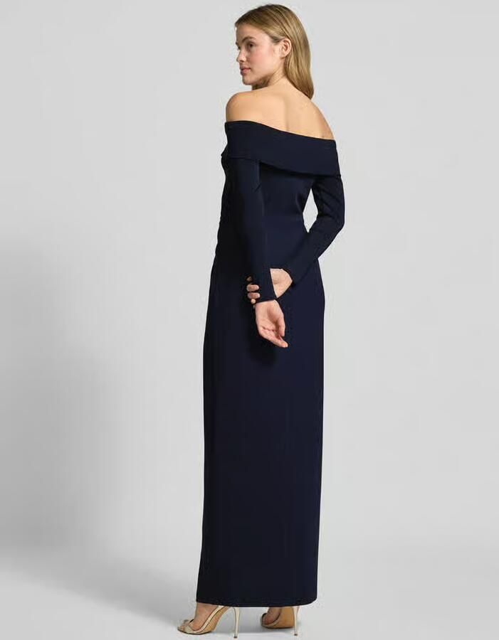Lauren Ralph Lauren Avondjurk met carmenhals model 'SAKARIS'