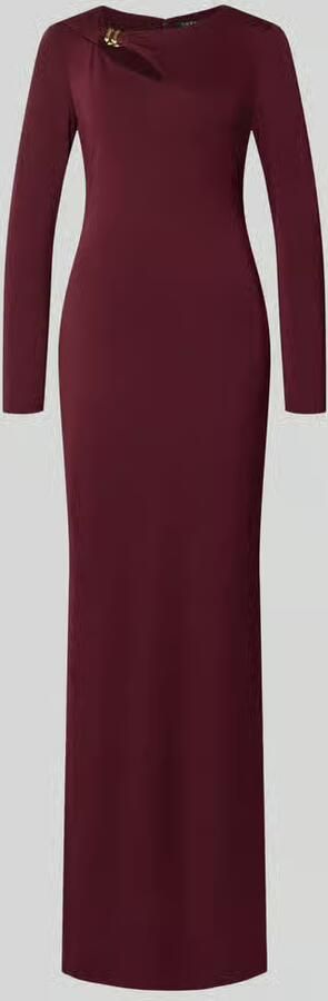 Lauren Ralph Lauren Avondjurk met cut-out en knoopdetail model 'BURLINCE'