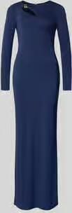 Lauren Ralph Lauren Avondjurk met Cut-out en knoopdetail Model 'BURLINCE'