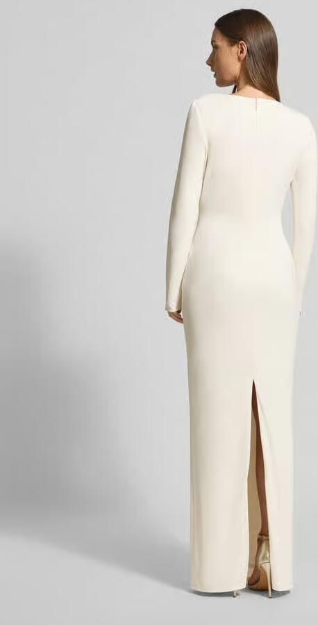 Lauren Ralph Lauren Avondjurk met Cut-out en knoopdetail Model 'BURLINCE'