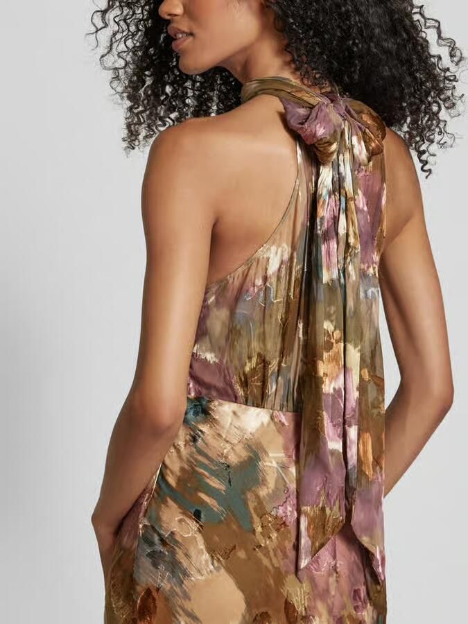 Lauren Ralph Lauren Avondjurk met halter model 'JIERELLE'