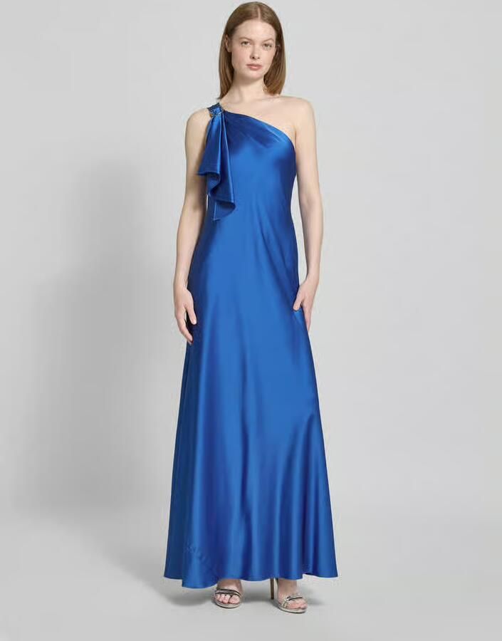 Lauren Ralph Lauren Avondjurk met one shoulder-band model 'ELZIRA' - Foto 2