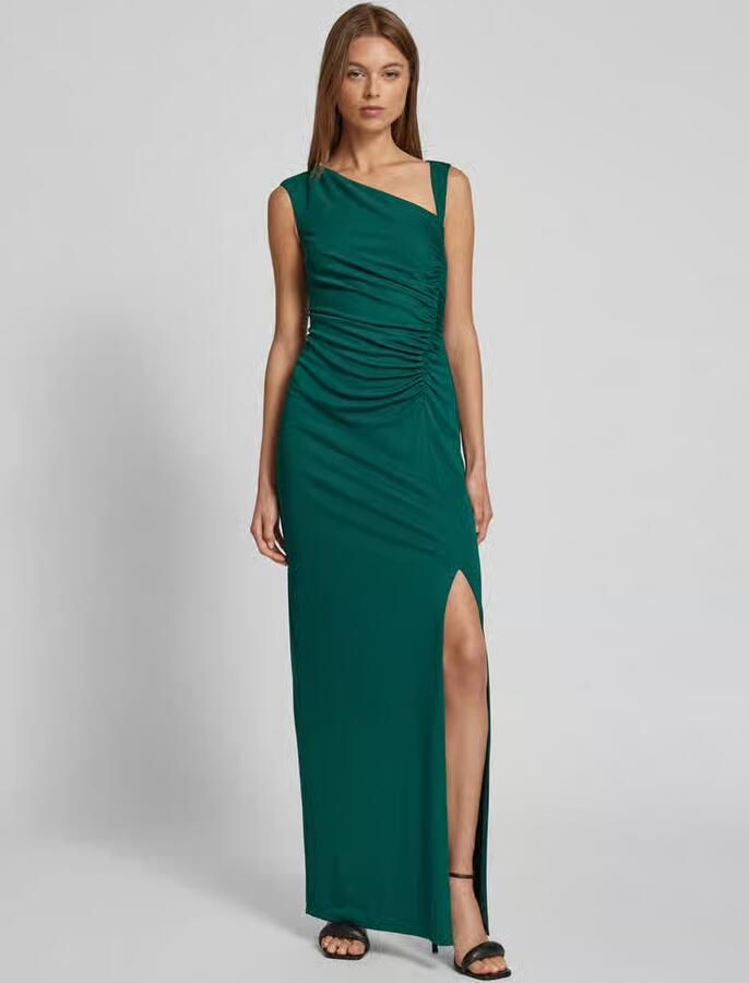 Lauren Ralph Lauren Avondjurk met plooien model 'BARAIYA' - Foto 2