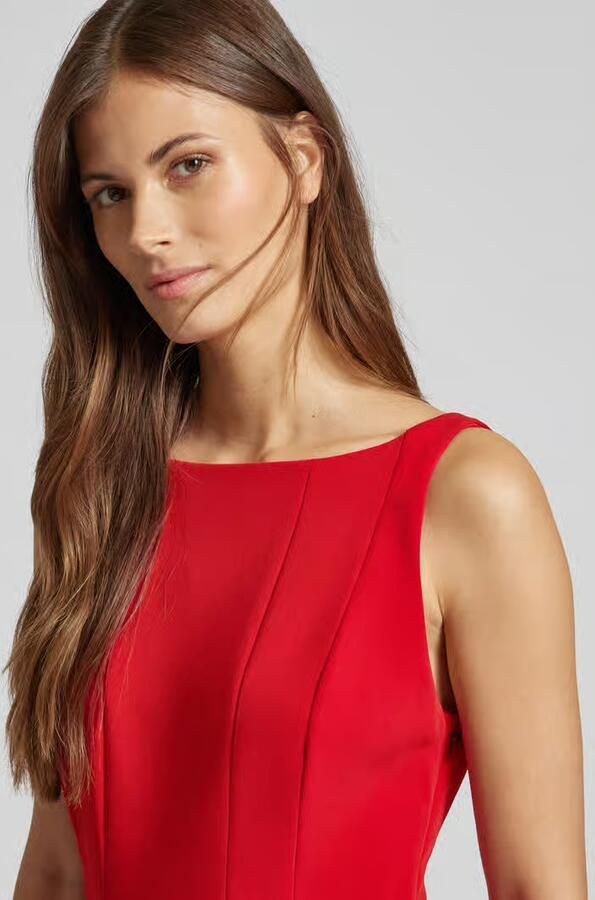 Lauren Ralph Lauren Avondjurk met ronde hals model 'MIRHILT'