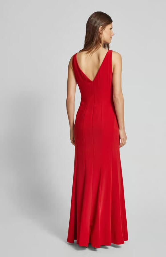 Lauren Ralph Lauren Avondjurk met ronde hals model 'MIRHILT' - Foto 3