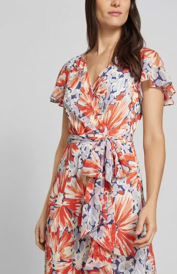 Lauren Ralph Lauren Avondjurk met strikceintuur model 'FARRYSH'