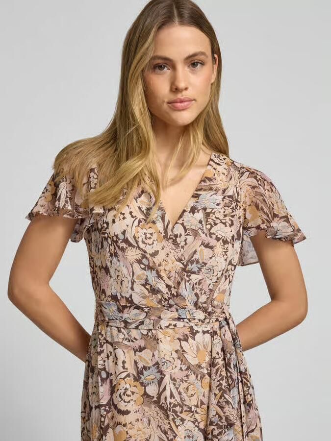 Lauren Ralph Lauren Avondjurk met strikceintuur model 'FARRYSH'