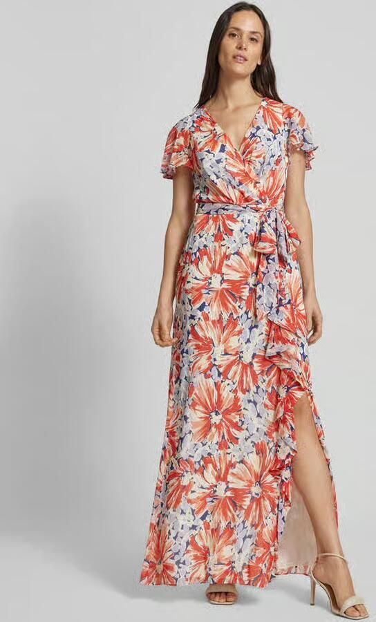 Lauren Ralph Lauren Avondjurk met strikceintuur model 'FARRYSH' - Foto 2
