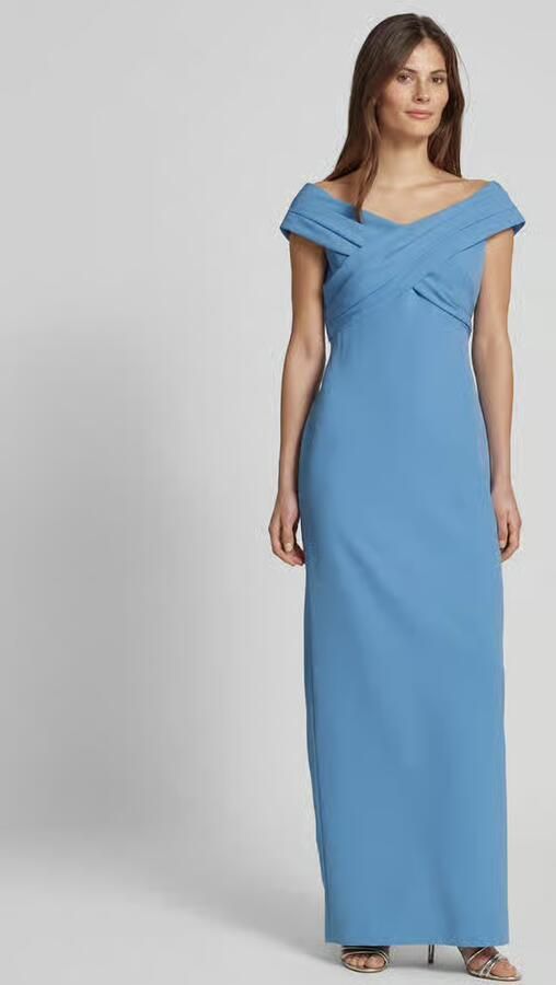 Lauren Ralph Lauren Avondjurk met vaste plooien model 'IRENE' - Foto 2