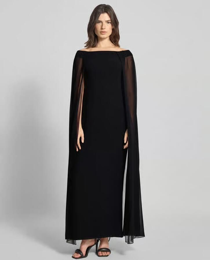 Lauren Ralph Lauren Avondjurk met wijde mouwen model 'EDLYNE' - Foto 2