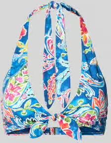 Lauren Ralph Lauren Bikinitop met knoopdetail
