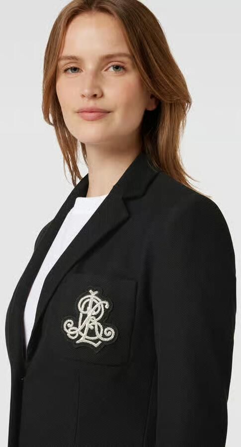 Lauren Ralph Lauren Blazer met labelstitching model 'ANFISA - Foto 3