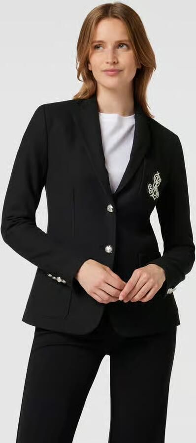 Lauren Ralph Lauren Blazer met labelstitching model 'ANFISA - Foto 6