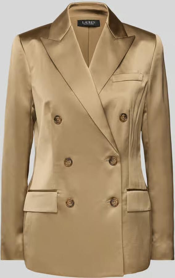 Lauren Ralph Lauren Blazer van satijn met reverskraag model 'Ryen'