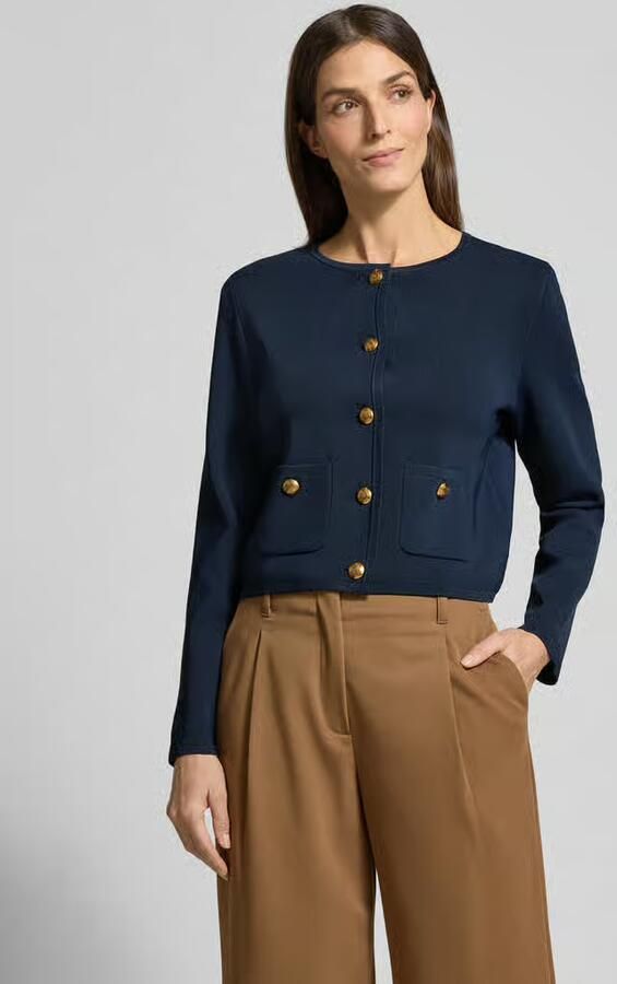 Lauren Ralph Lauren regular fit blazer van viscosemix met knopen - Foto 3