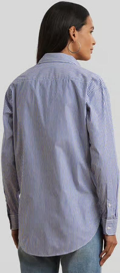 Lauren Ralph Lauren Regular fit overhemdblouse met logostitching model 'KOTTA' - Foto 6