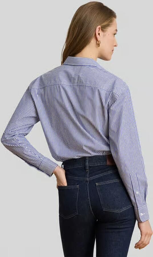 Lauren Ralph Lauren Regular fit overhemdblouse met logostitching model 'KOTTA' - Foto 2