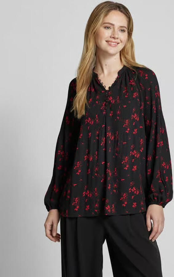 Lauren Ralph Lauren Blouseshirt met plooien model 'VERSILLA'