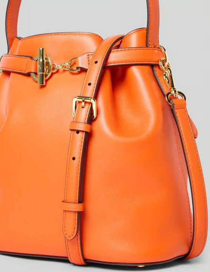 Lauren Ralph Lauren Bucket bag van echt runderleer - Foto 2