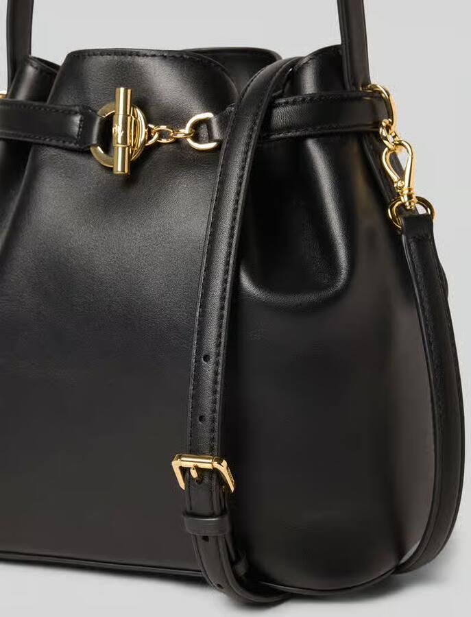 Lauren Ralph Lauren Bucket bag van echt runderleer - Foto 2
