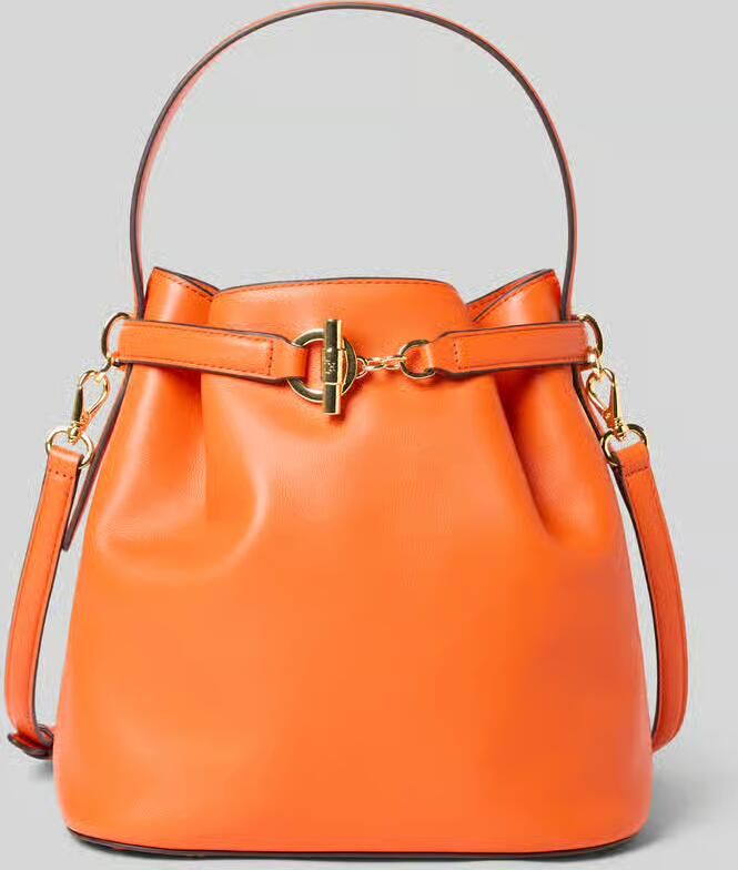 Lauren Ralph Lauren Bucket bag van echt runderleer
