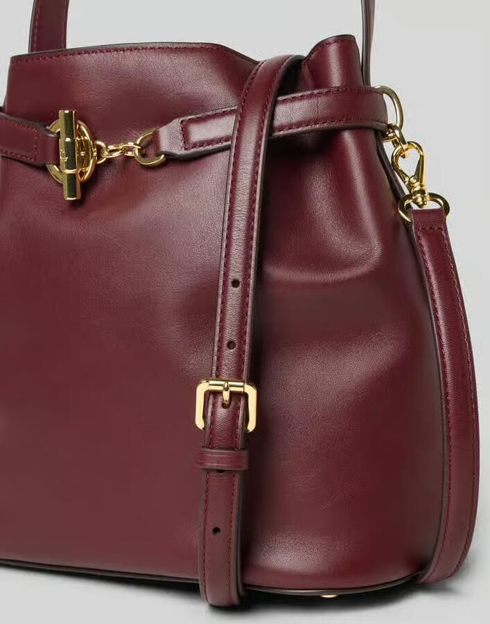 Lauren Ralph Lauren Bucket bag van echt runderleer - Foto 2