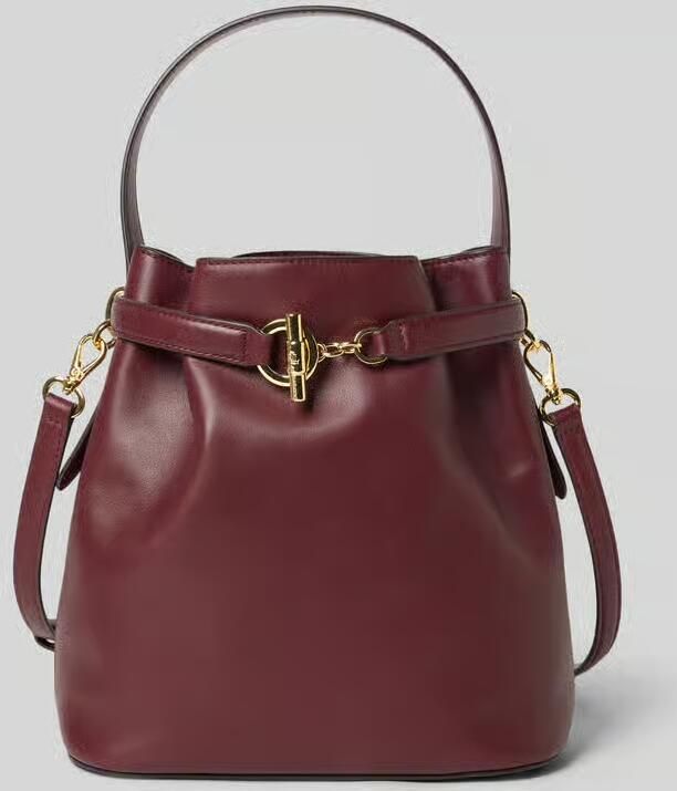 Lauren Ralph Lauren Bucket bag van echt runderleer