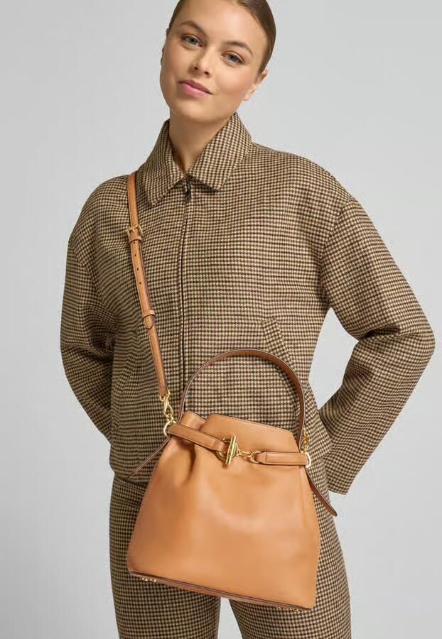 Lauren Ralph Lauren Bucket Bag van echt rundleer - Foto 2