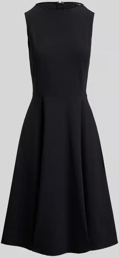 Lauren Ralph Lauren Knie-lange jurk van Viscosemix Model 'CHARLEY'