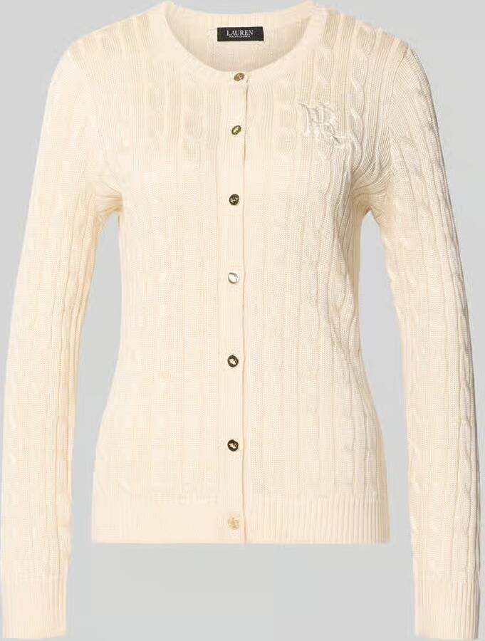 Lauren Ralph Lauren Cardigan met geborduurd logo