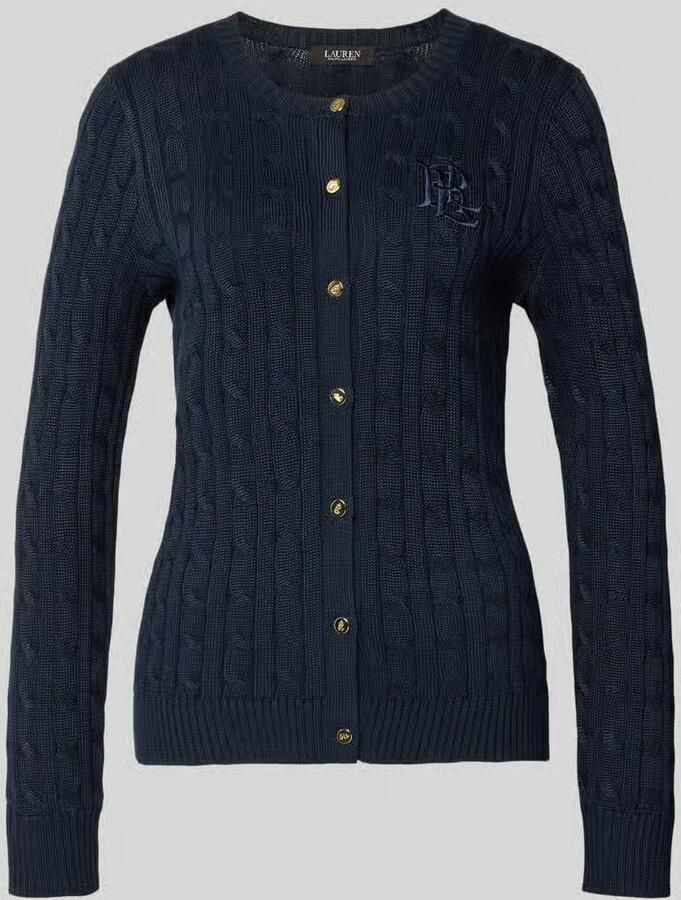 Lauren Ralph Lauren Cardigan met geborduurd logo