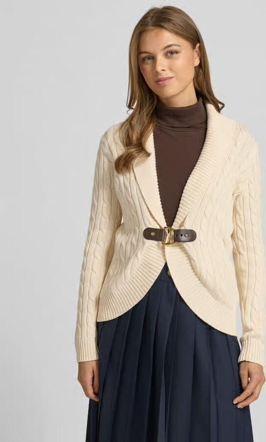 Lauren Ralph Lauren Cardigan met gesp model 'TAYSIR' - Foto 2