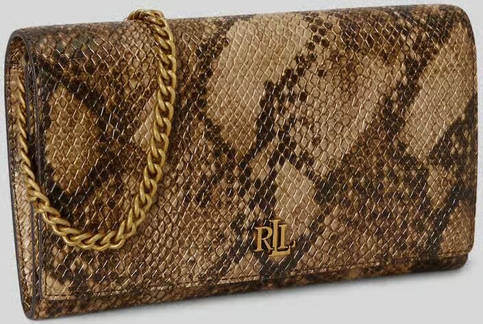 Lauren Ralph Lauren Clutch van echt leer model 'ADAIR II-WALLET'