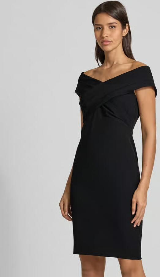 Lauren Ralph Lauren Cocktailjurk met carmenhals model 'IRENE' - Foto 2