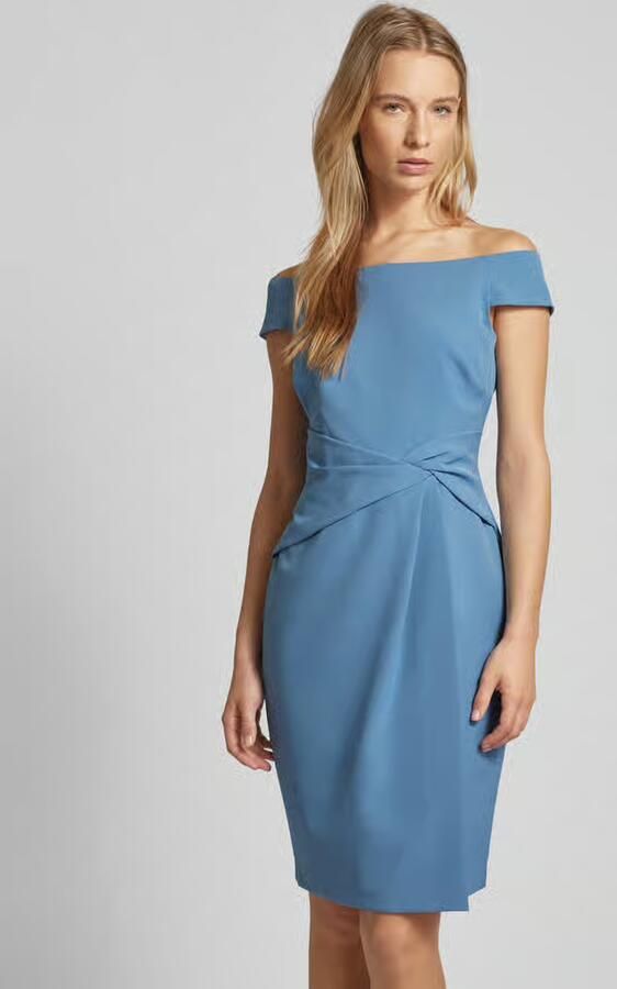 Lauren Ralph Lauren Korte Jurk SARAN SHORT-SHORT SLEEVE-COCKTAIL DRESS - Foto 2