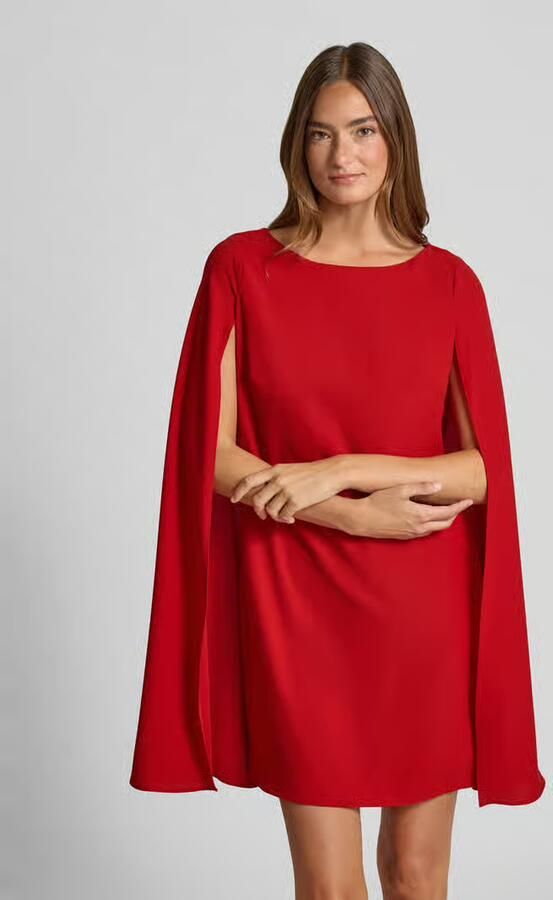 Lauren Ralph Lauren Cocktailjurk met ronde hals model 'PETRA' - Foto 2